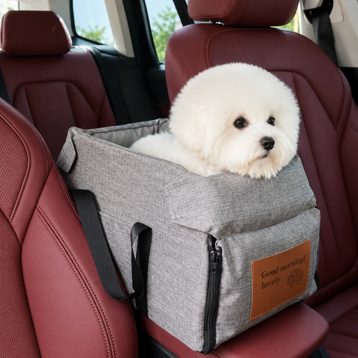 Siège Auto Transportable pour Petit Chien