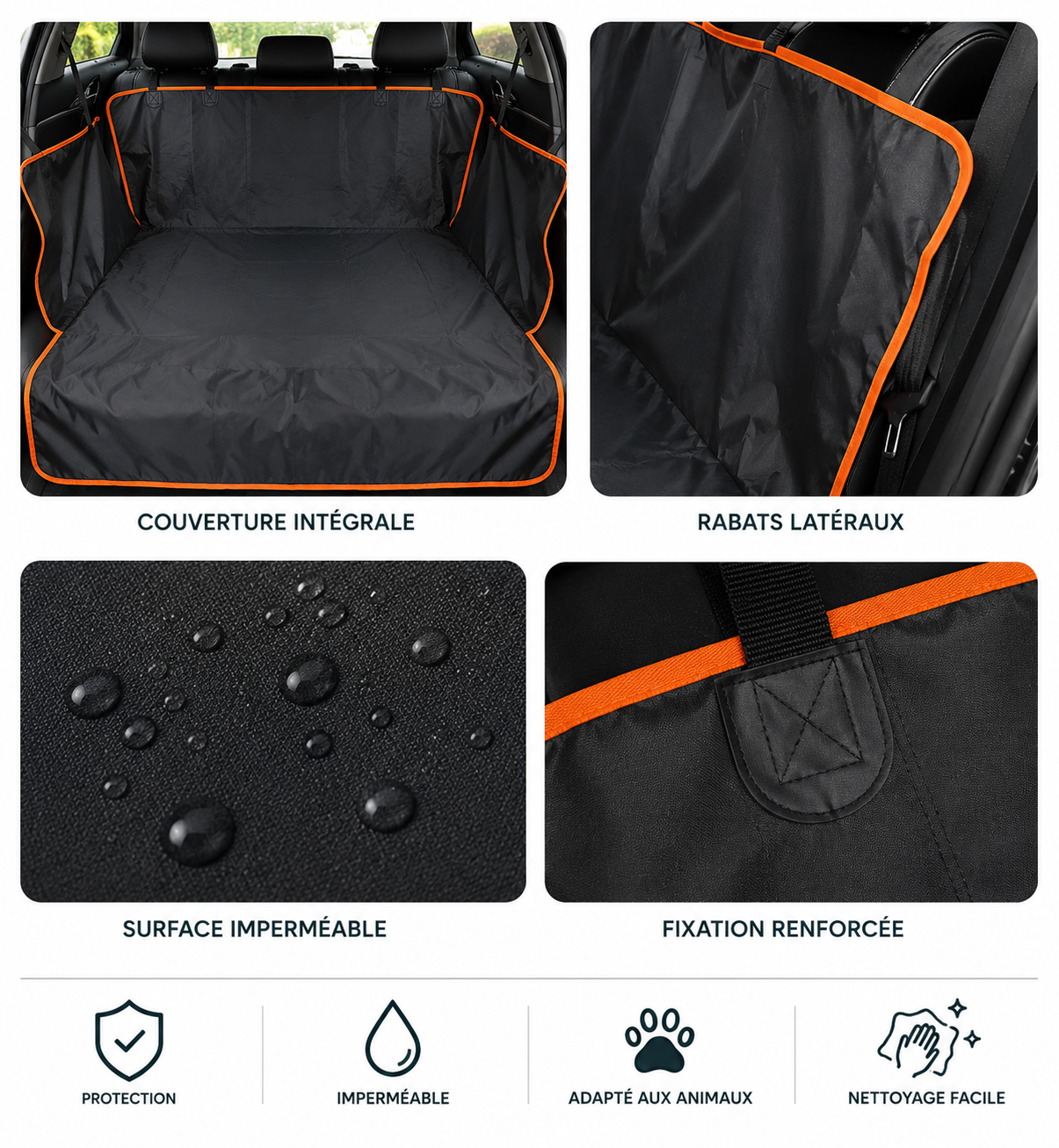 Hamac Auto Arrière pour Chien